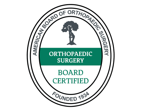Board Certified - American Board of Orthopaedic Surgery